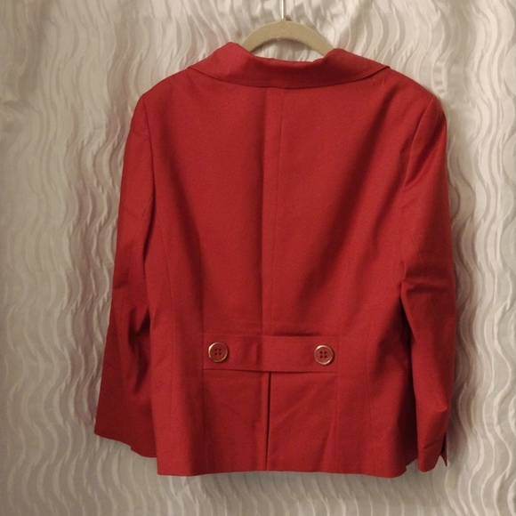 Vintage Boutique Essentials Career Structured Blazer Jacket Sz 12 3/4 sleeve - Picture 7 of 11